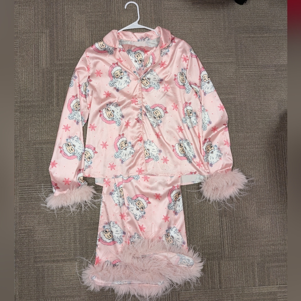 Silk Disco Santa Fancy Pajamas